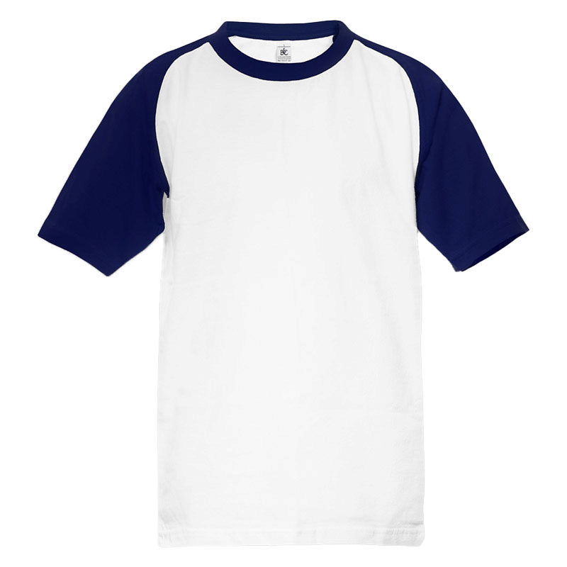Camiseta Baseball Bicolor Niño Frontal